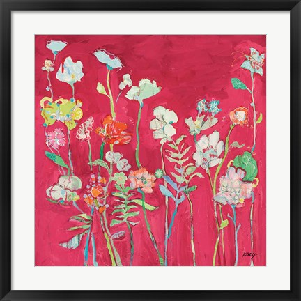 Framed Richness of Flowers Print