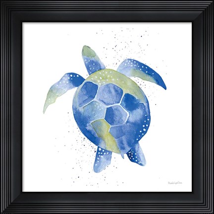 Framed Sea Turtle Print