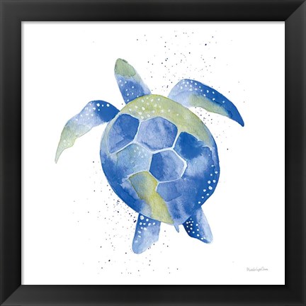 Framed Sea Turtle Print