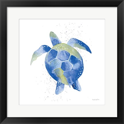 Framed Sea Turtle Print