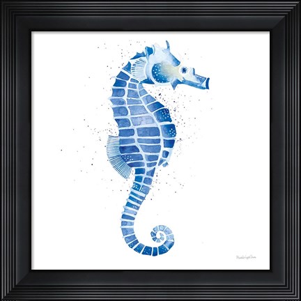 Framed Seahorse Print