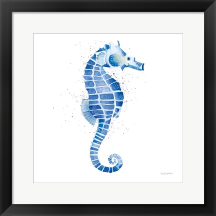 Framed Seahorse Print