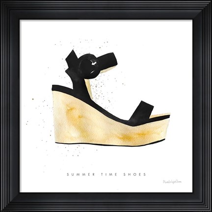 Framed Beach Glam VII Print