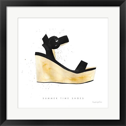 Framed Beach Glam VII Print