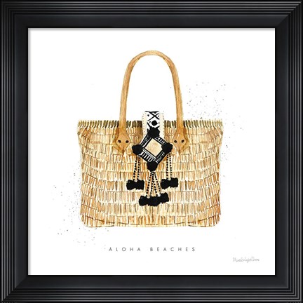 Framed Beach Glam IV Print
