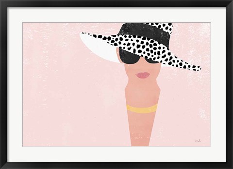 Framed Fashion Forward Blush Print