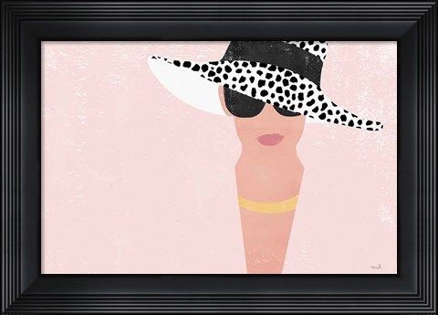 Framed Fashion Forward Blush Print