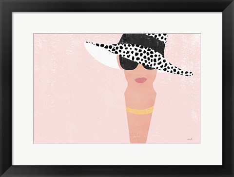 Framed Fashion Forward Blush Print