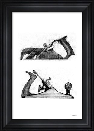 Framed Planes Print