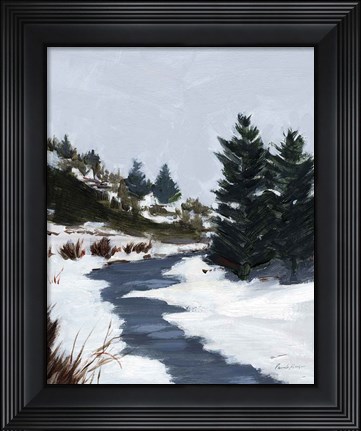Framed Winter Trails Print