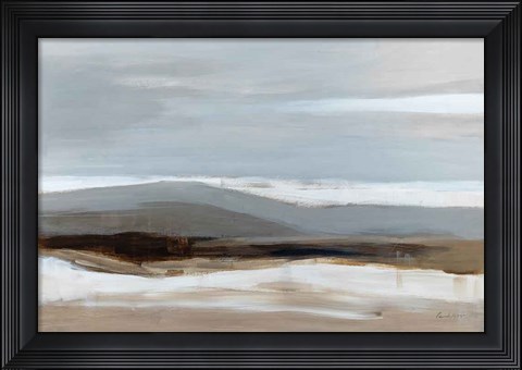 Framed January Landscape Print