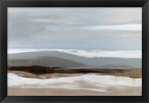 Framed January Landscape Print