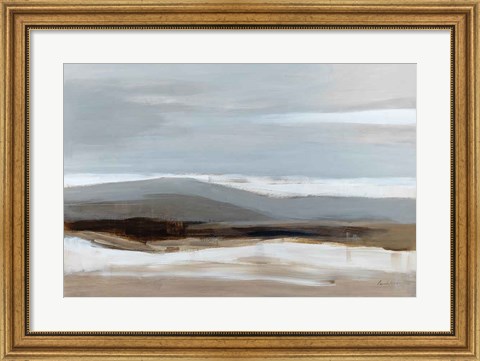 Framed January Landscape Print