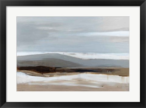 Framed January Landscape Print