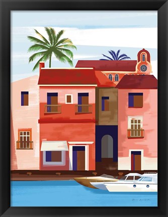 Framed Las Palmas IV Print