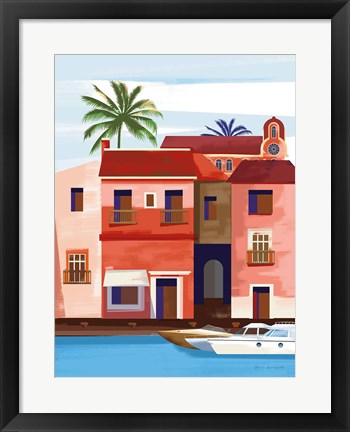 Framed Las Palmas IV Print