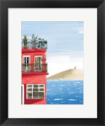 Framed Las Palmas I Print