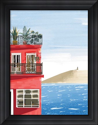 Framed Las Palmas I Print