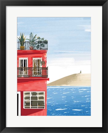 Framed Las Palmas I Print