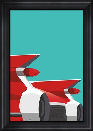 Framed Vintage Car IV Print