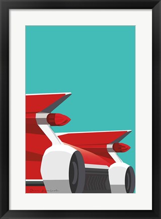 Framed Vintage Car IV Print