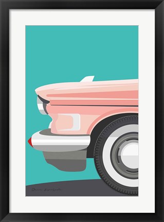 Framed Vintage Car III Print