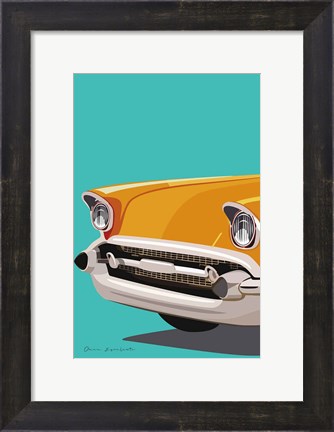 Framed Vintage Car II Print
