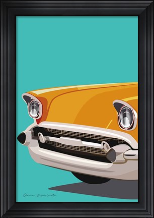 Framed Vintage Car II Print