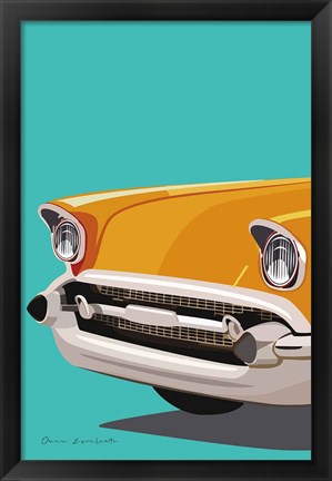 Framed Vintage Car II Print