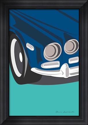 Framed Vintage Car I Print