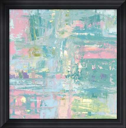 Framed Islands Abstract II Pastel Print