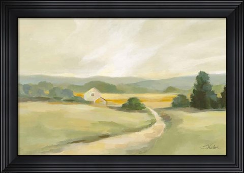Framed Sage Hills Barn Crop Print