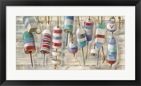 Framed Summer Buoys Print