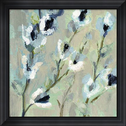 Framed Whimsical Branch I Cool Print