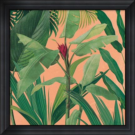 Framed Dramatic Tropical I Boho Print