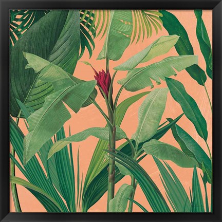 Framed Dramatic Tropical I Boho Print