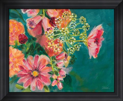 Framed June in Bloom Print
