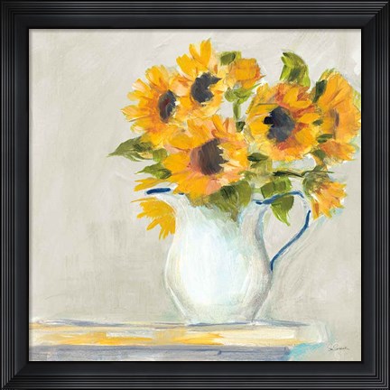 Framed Lotties Sunflowers Print