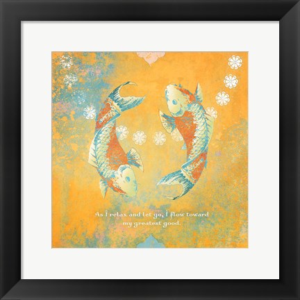 Framed Creative Visualization V-Relax Print