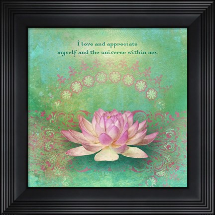 Framed Creative Visualization X-Universe Within Print