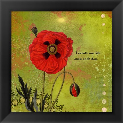 Framed Creative Visualization XII-Anew Print