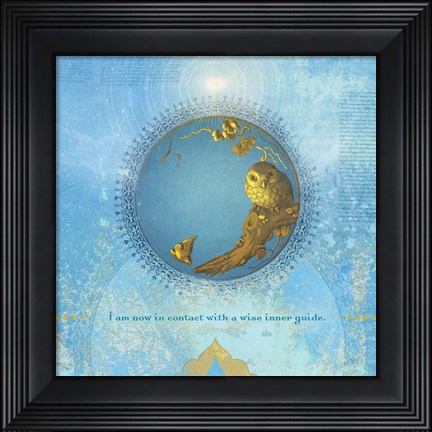 Framed Creative Visualization XVII-Inner Guide Print
