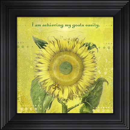 Framed Creative Visualization XVIII-Goals Print