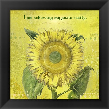 Framed Creative Visualization XVIII-Goals Print