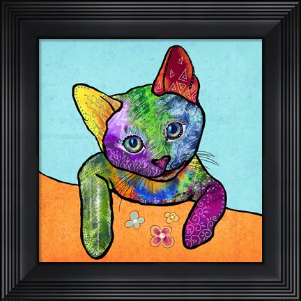 Framed Colorful Pets II Print