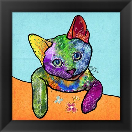 Framed Colorful Pets II Print