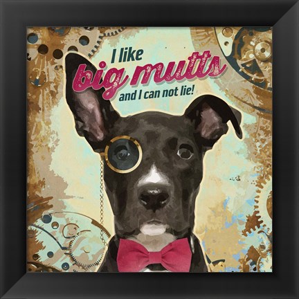 Framed Pet Sentiment II-Big Mutts Print