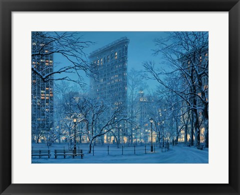 Framed Winter Icon Print