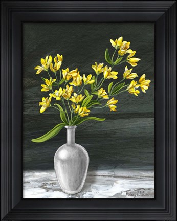 Framed Farmhouse Garden III-Polyanthus Print
