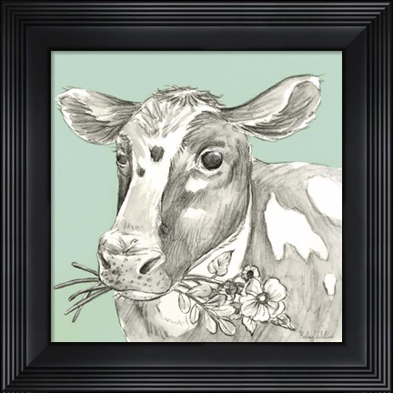 Framed Cow Print